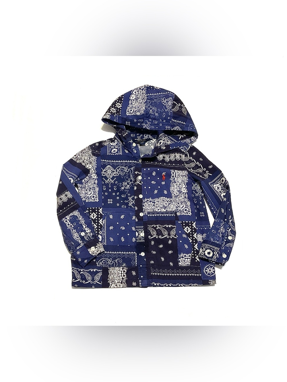 Kids Polo Patchwork Shirt Jacket